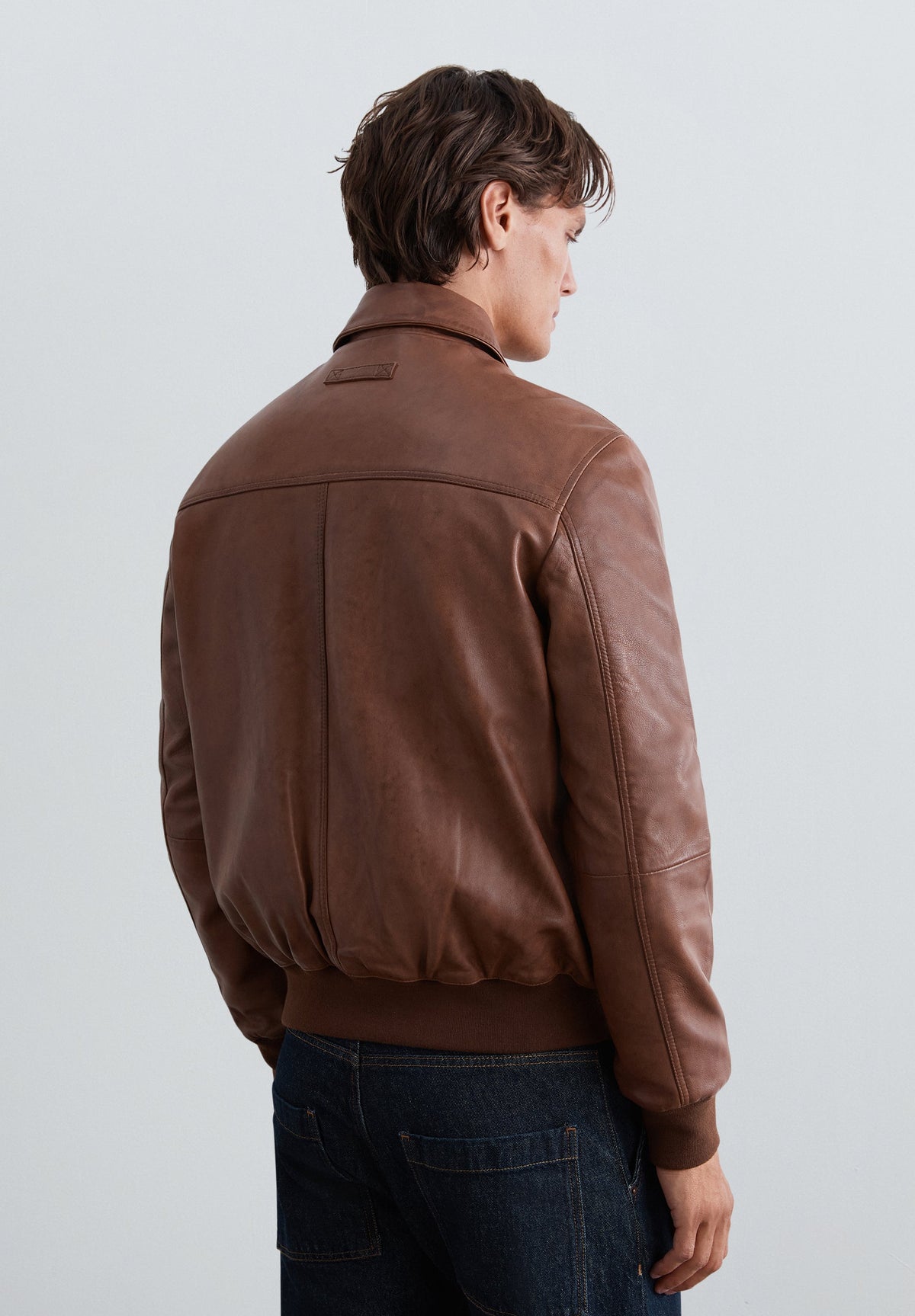 CHAQUETA PIEL BOLSILLOS