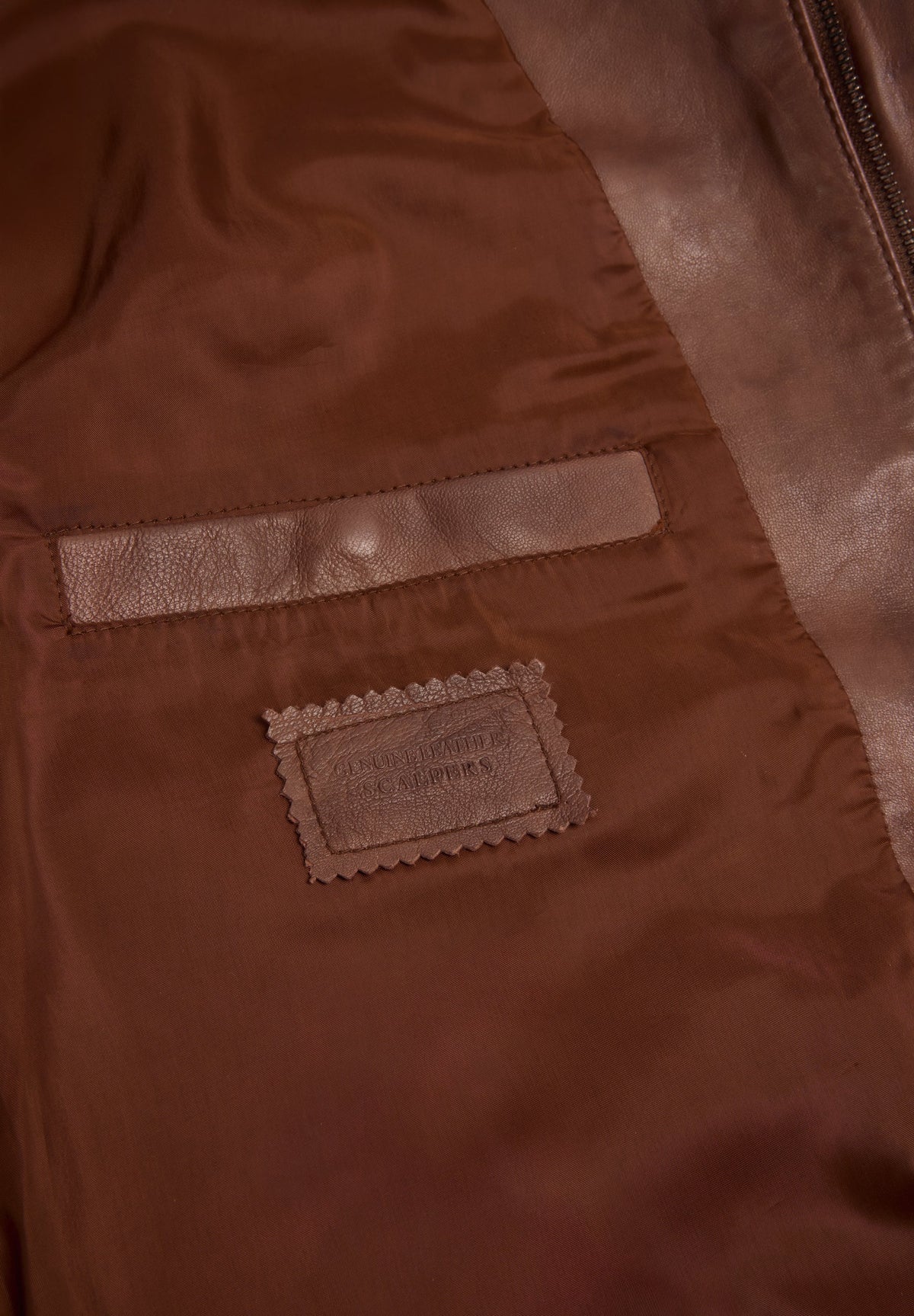 CHAQUETA PIEL BOLSILLOS