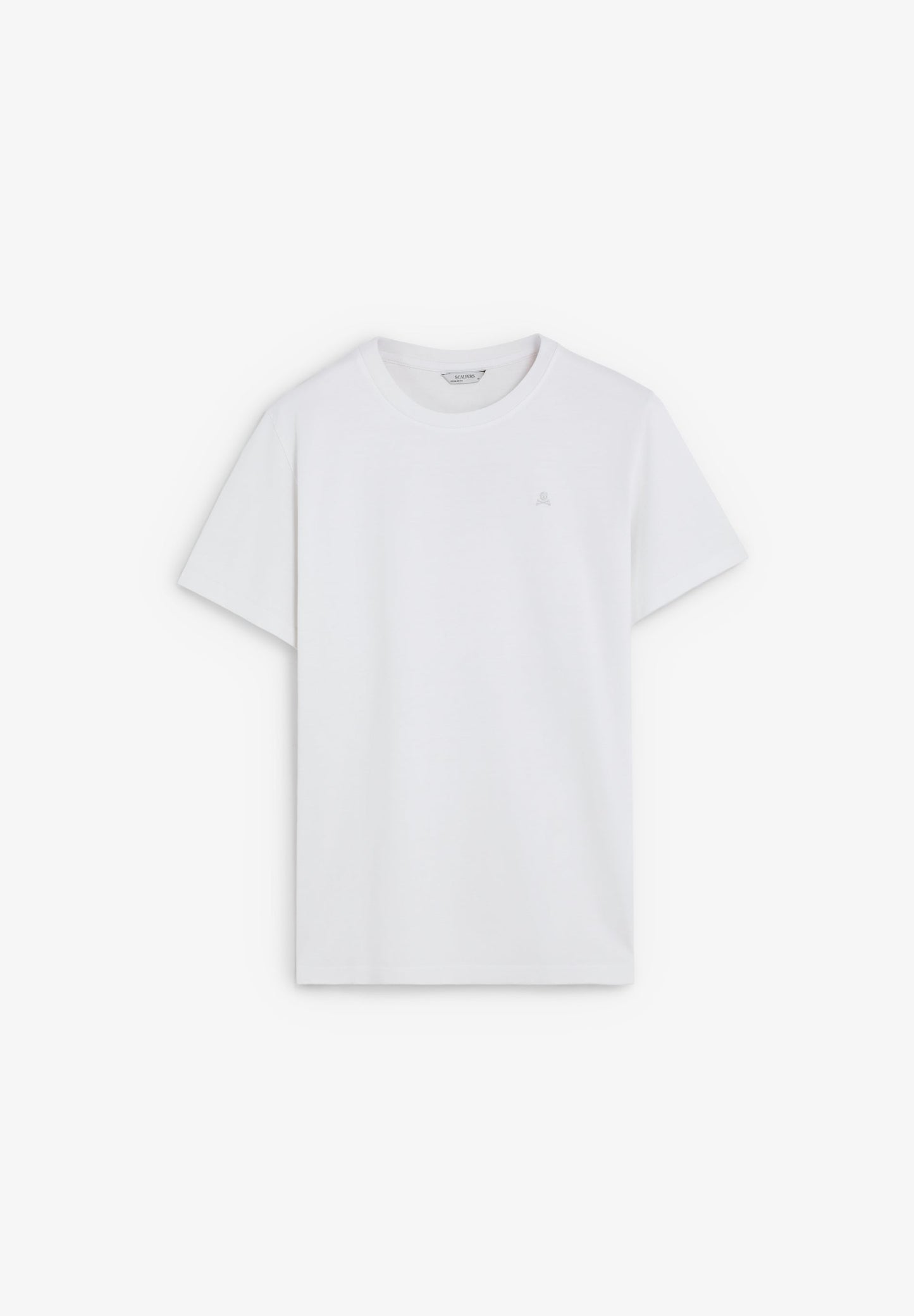CAMISETA CALAVERA BORDADA A TONO