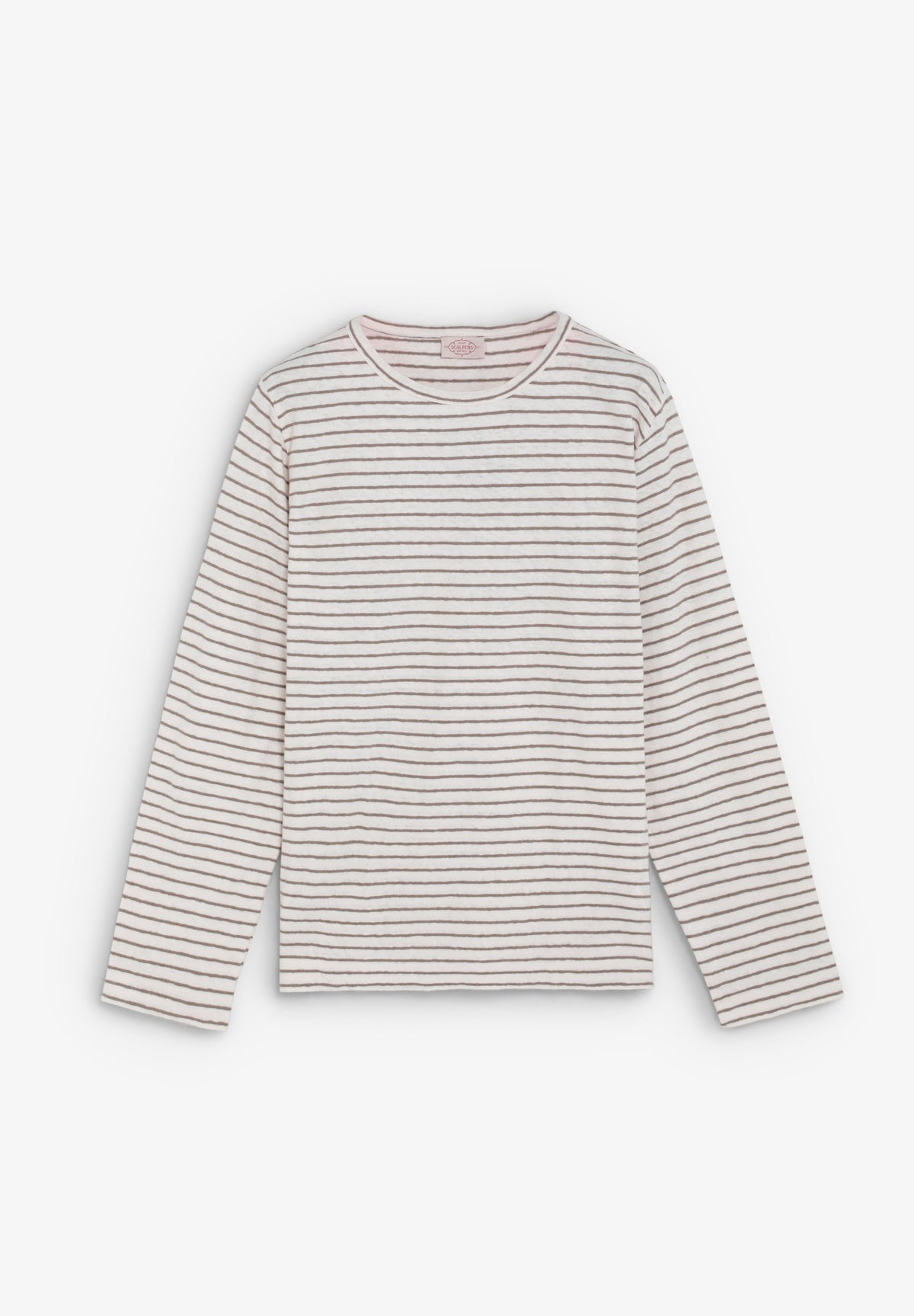 CAMISETA RAYAS ALGODÓN Y LINO