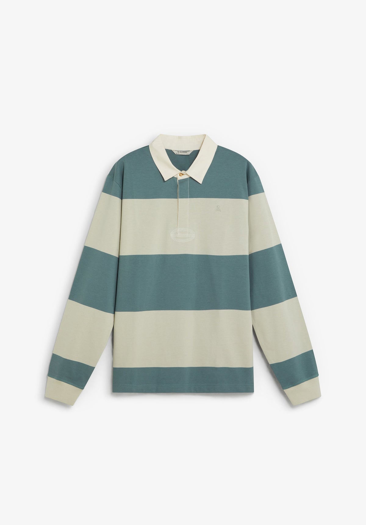 POLO RAYAS MANGA LARGA