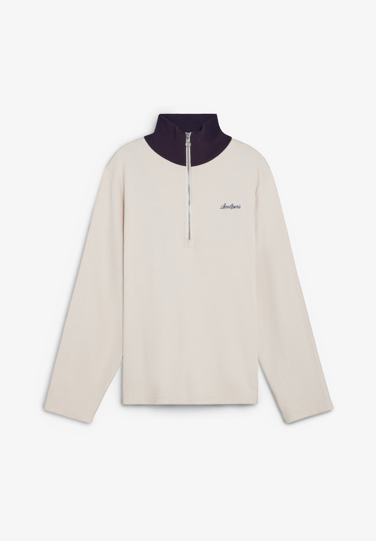 SUDADERA HALF-ZIP CUELLO CONTRASTE