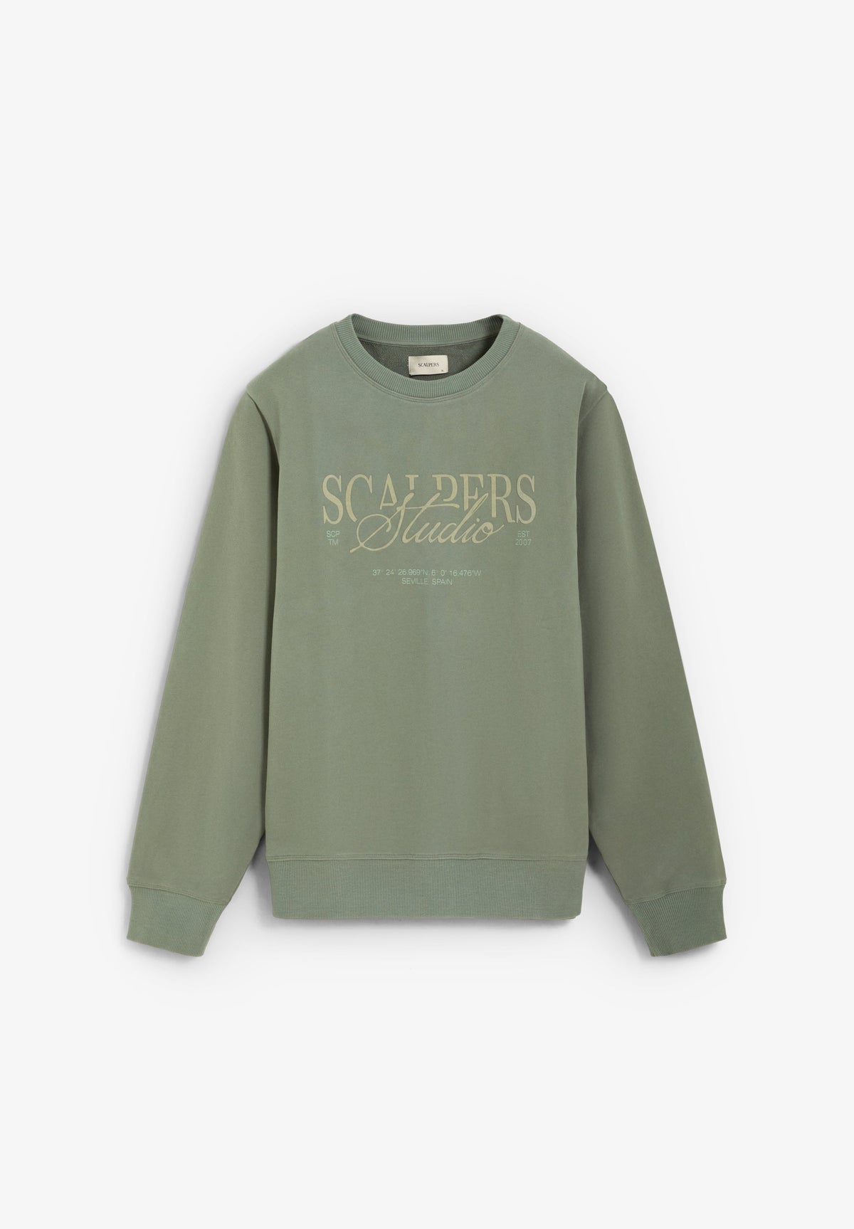 SUDADERA REGULAR FIT ESTAMPADO DELANTERO