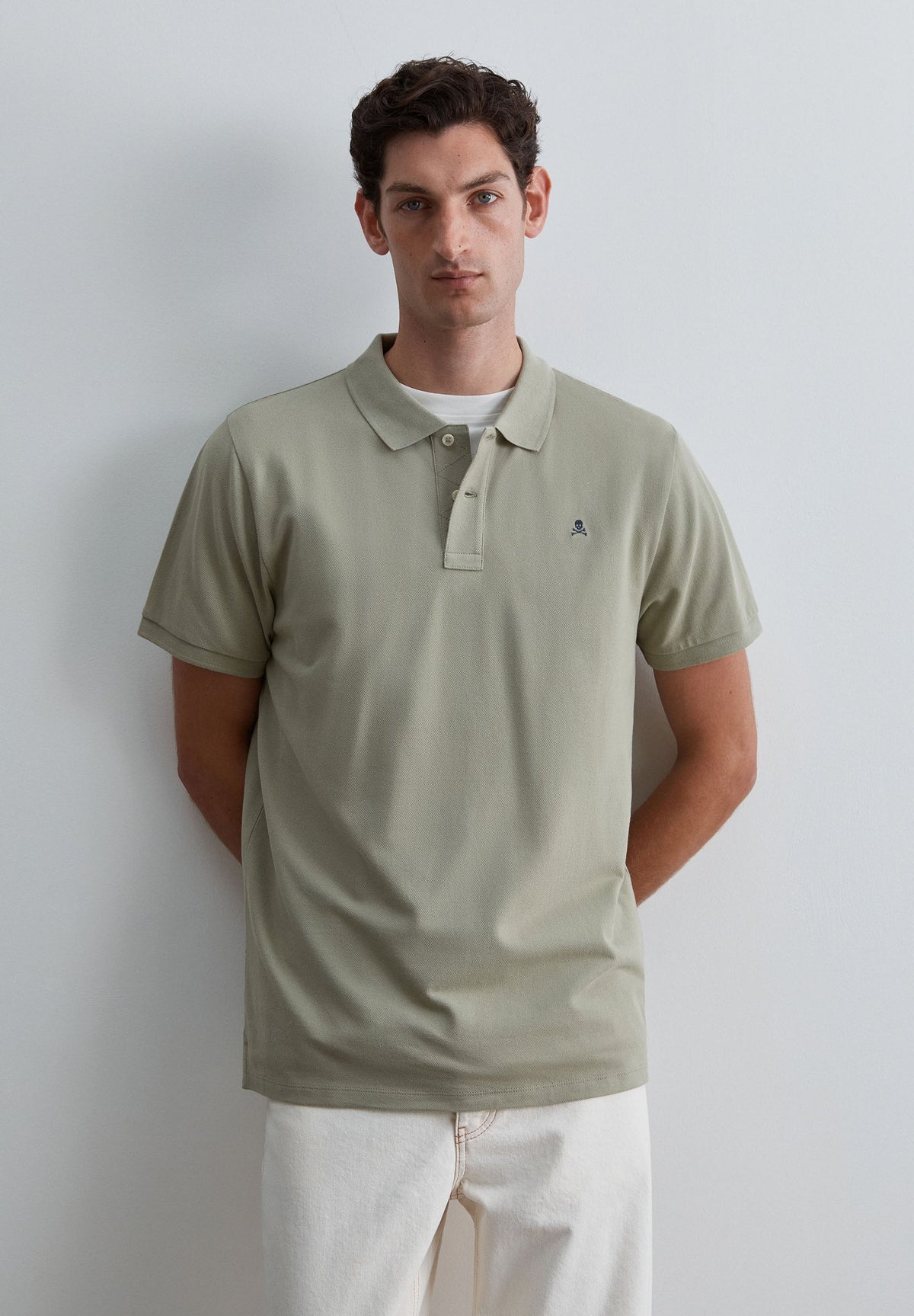 POLO PIQUÉ CALAVERA CONTRASTE