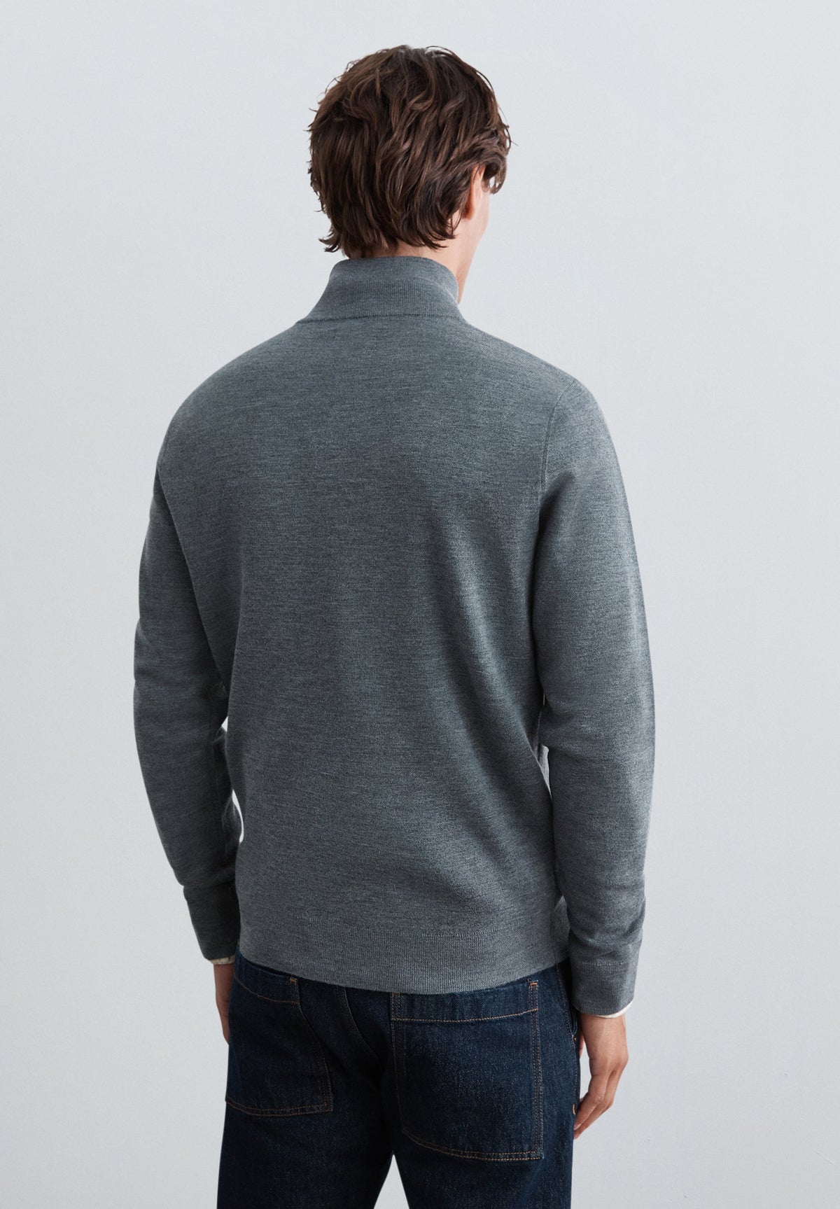 JERSEY HALF-ZIP CALAVERA