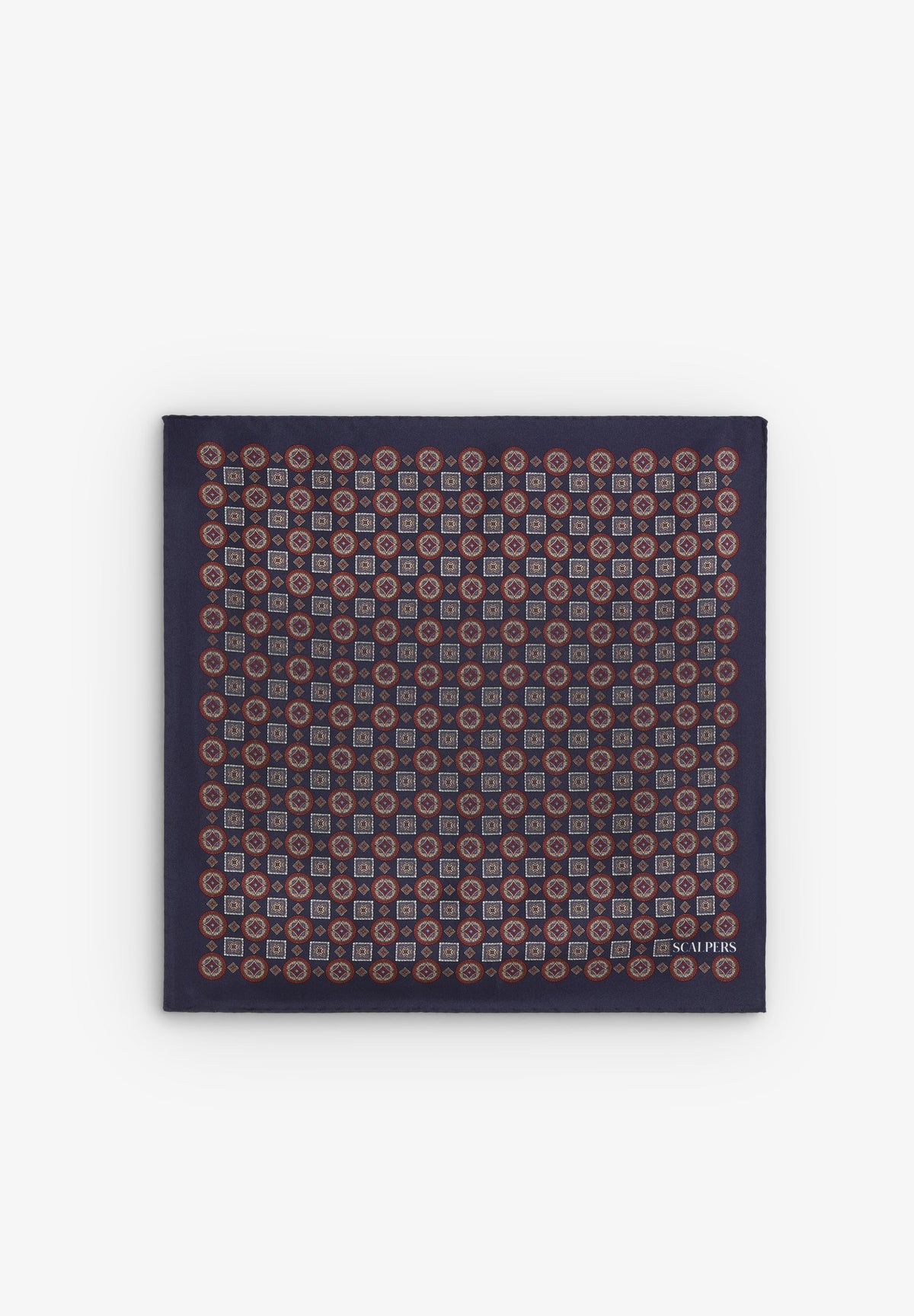 PAÑUELO DE SEDA MICROESTAMPADO PRISMA