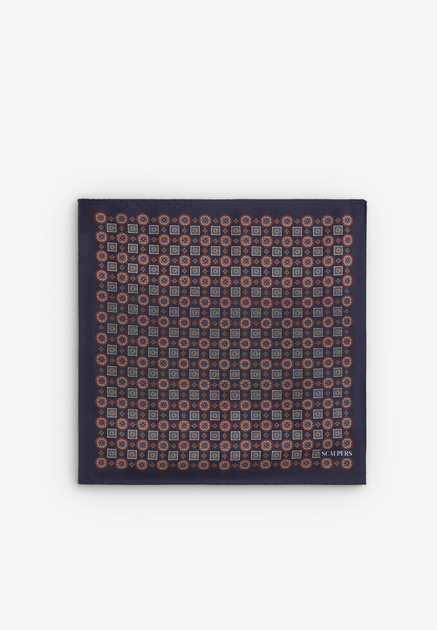 PAÑUELO DE SEDA MICROESTAMPADO PRISMA