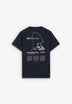 CAMISETA PRINT TRASERO CONTRASTE