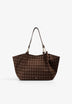 BOLSO SHOPPER DE CUADRO INGLÉS