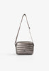 BOLSO BANDOLERA ACOLCHADA METALIZADA