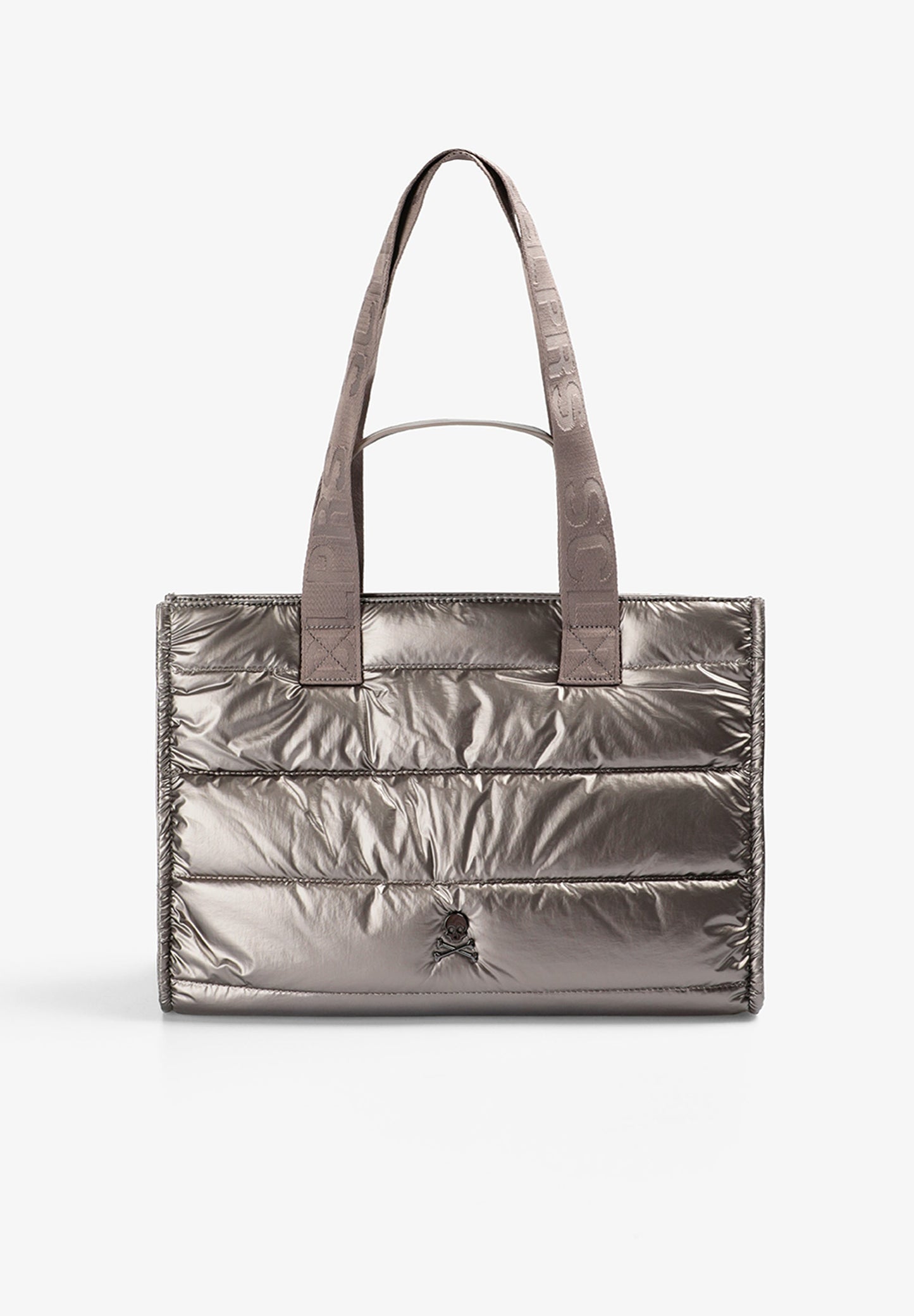 BOLSO SHOPPER ACOLCHADO METALIZADO