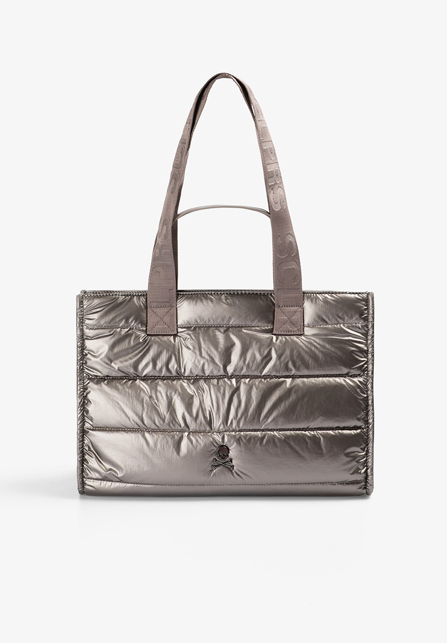 BOLSO SHOPPER ACOLCHADO METALIZADO