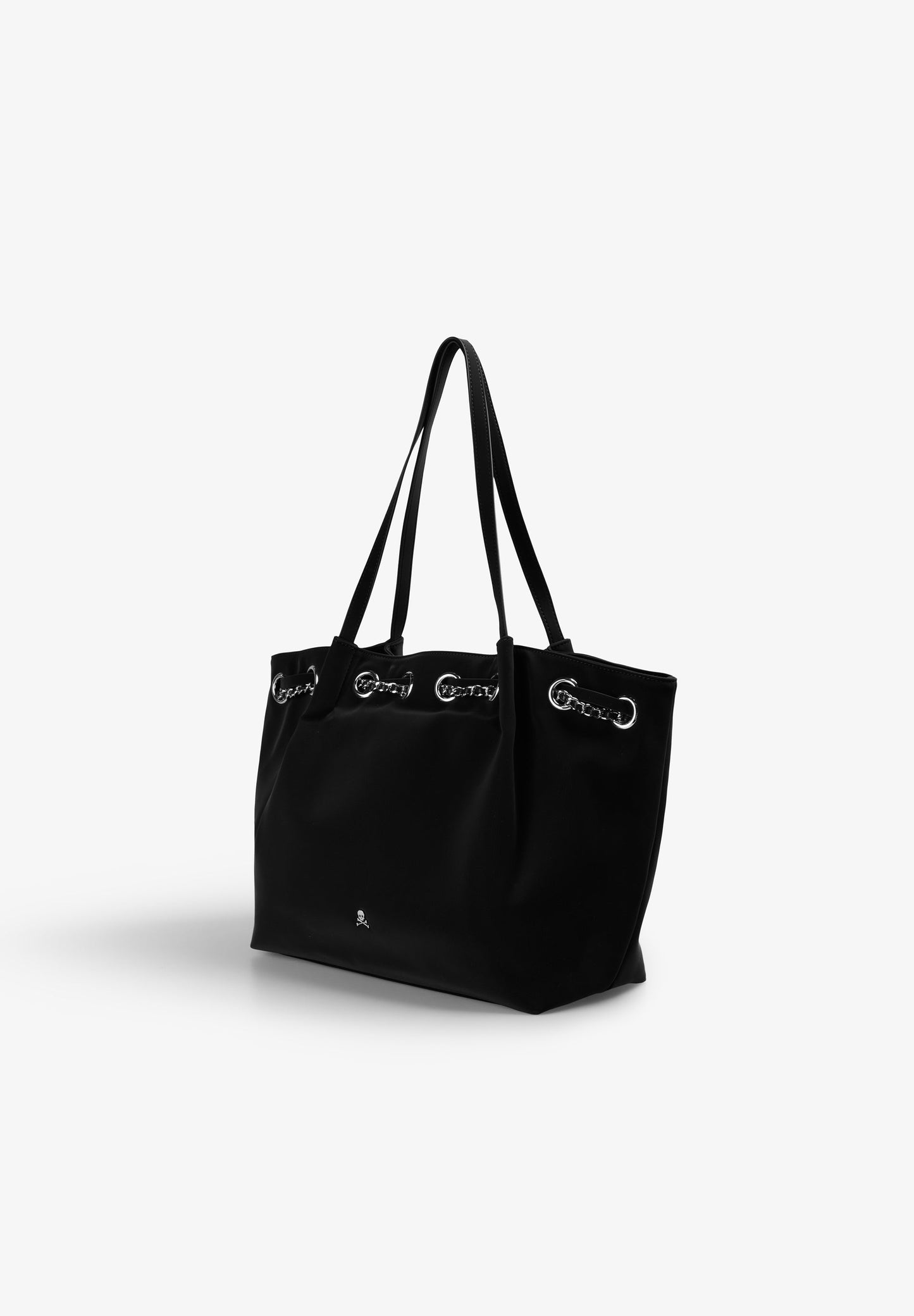 BOLSO SHOPPER EYELETS CON CADENA