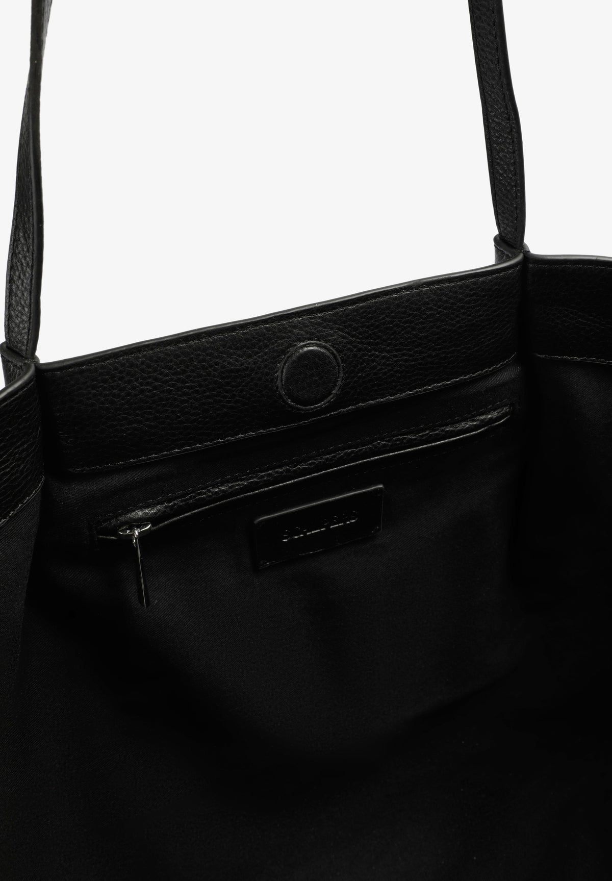 BOLSO SHOPPER PIEL CON FLECOS