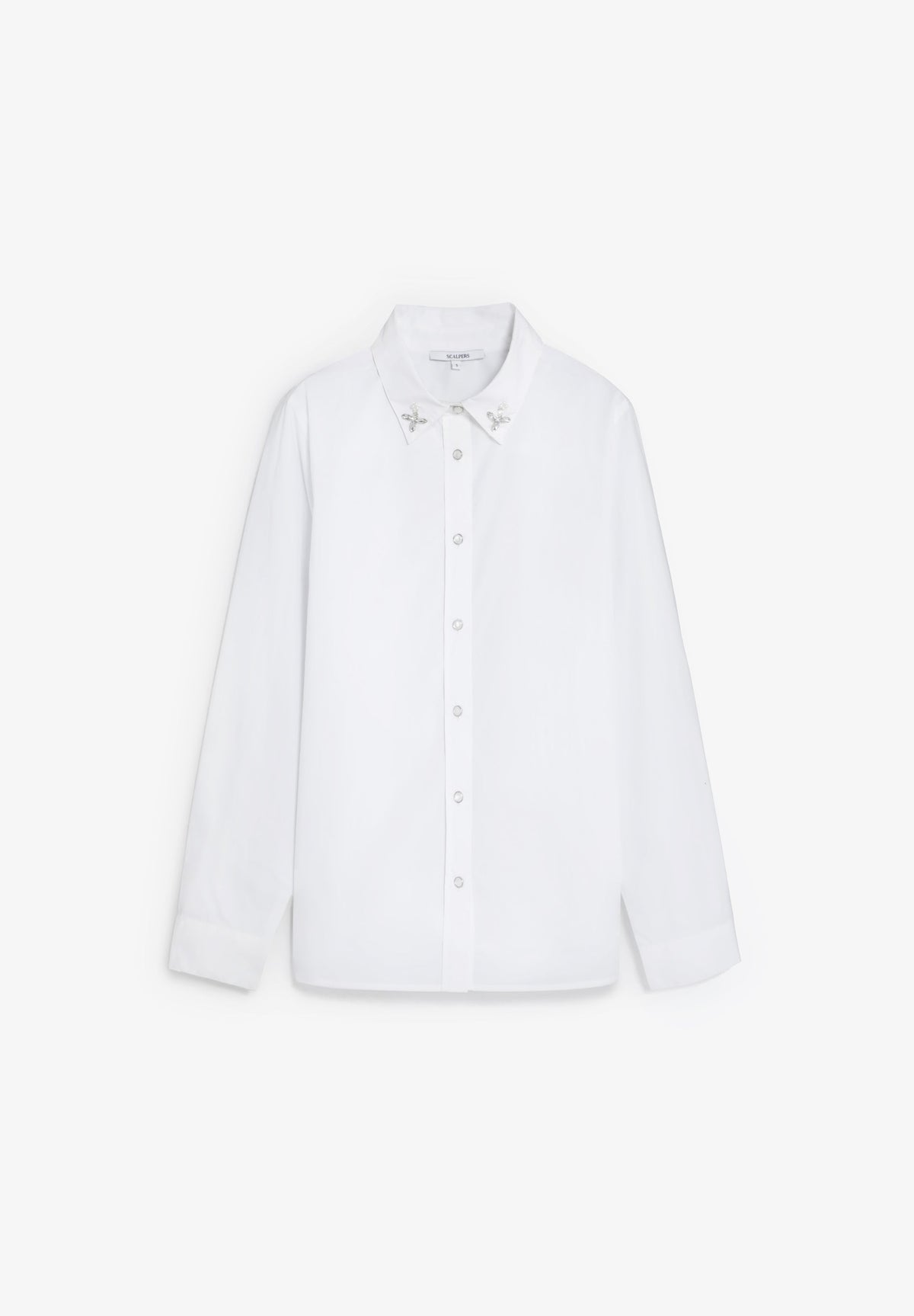 CAMISA POPELÍN DETALLE CUELLO