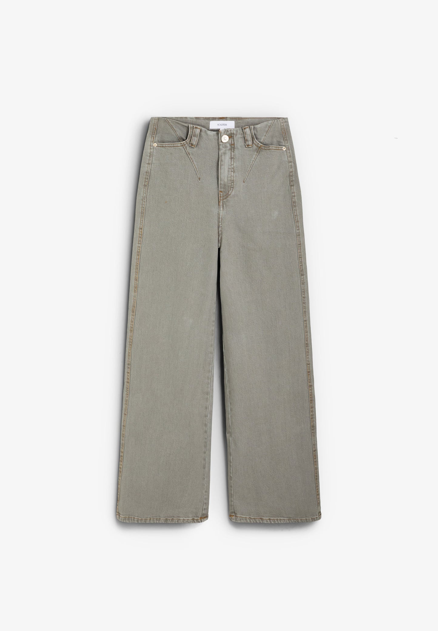 JEANS WIDE LEG TIRO ALTO