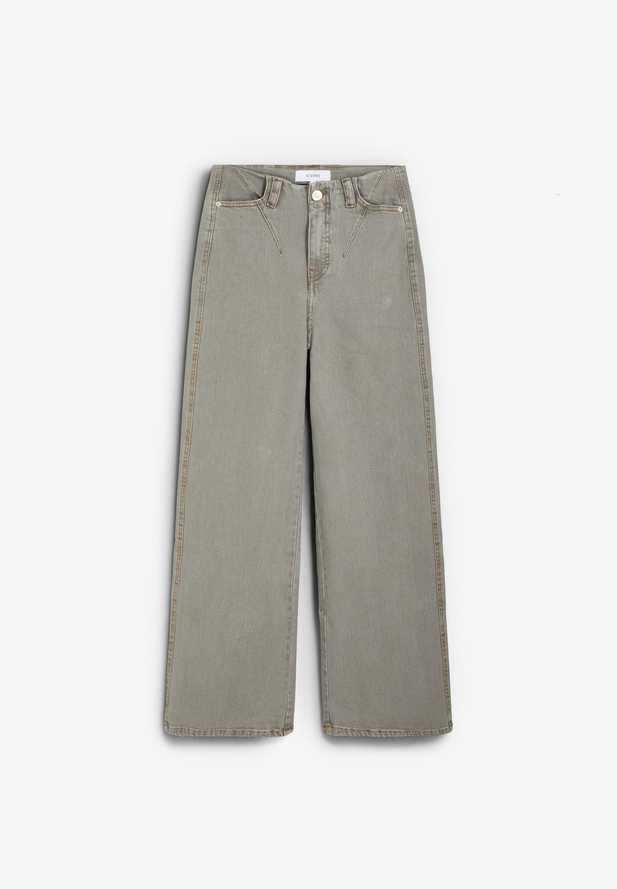 JEANS WIDE LEG TIRO ALTO