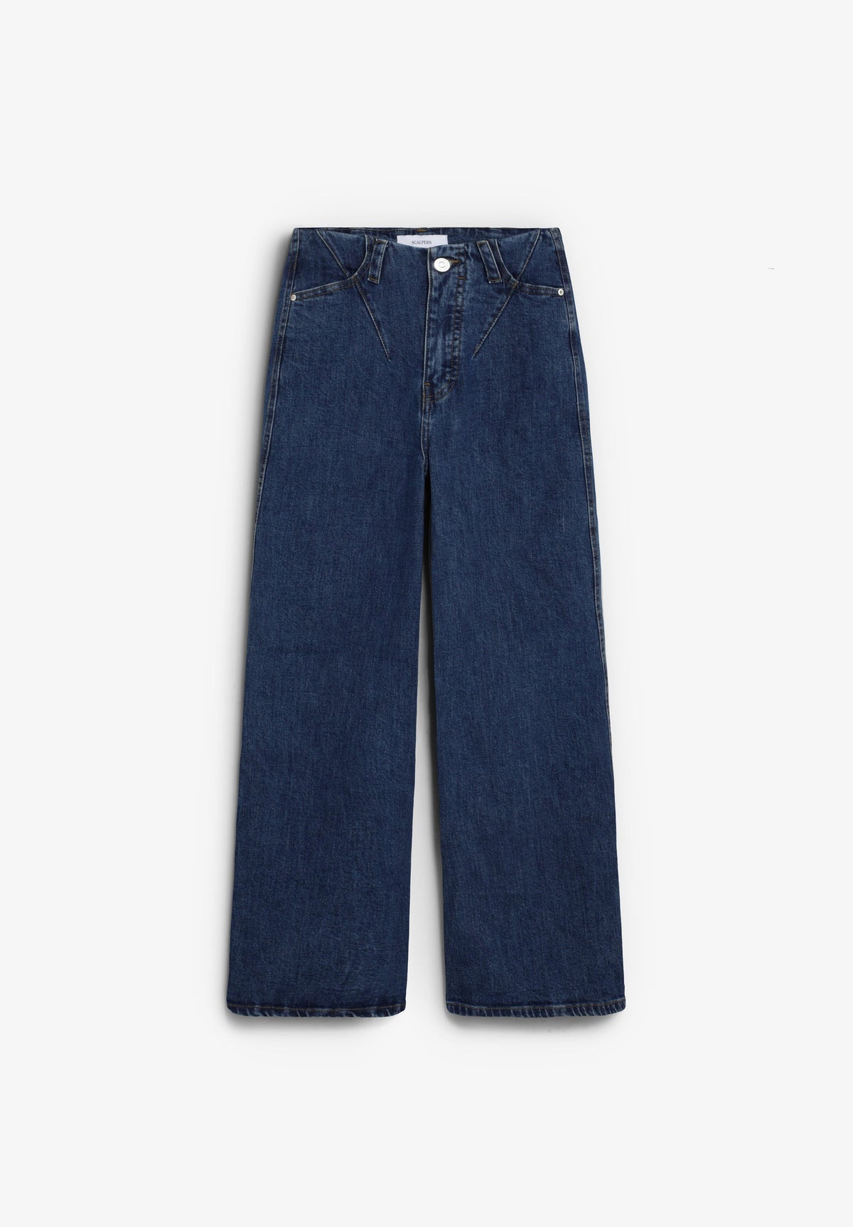 JEANS WIDE LEG TIRO ALTO