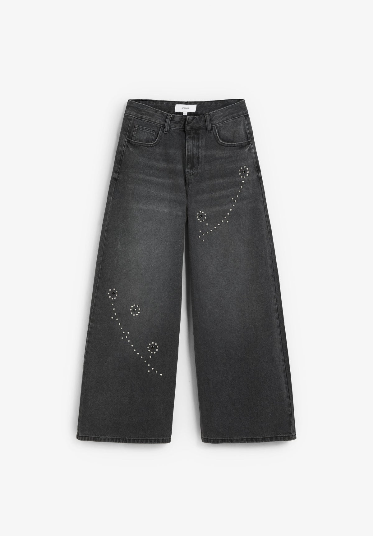 JEANS CULOTTE STUDS