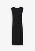 VESTIDO MIDI DRAPEADO LATERAL