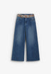 JEANS CULOTTE ESTAMPADO ÉTNICO