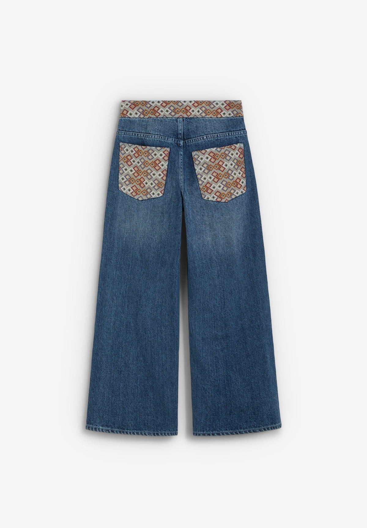 JEANS CULOTTE ESTAMPADO ÉTNICO