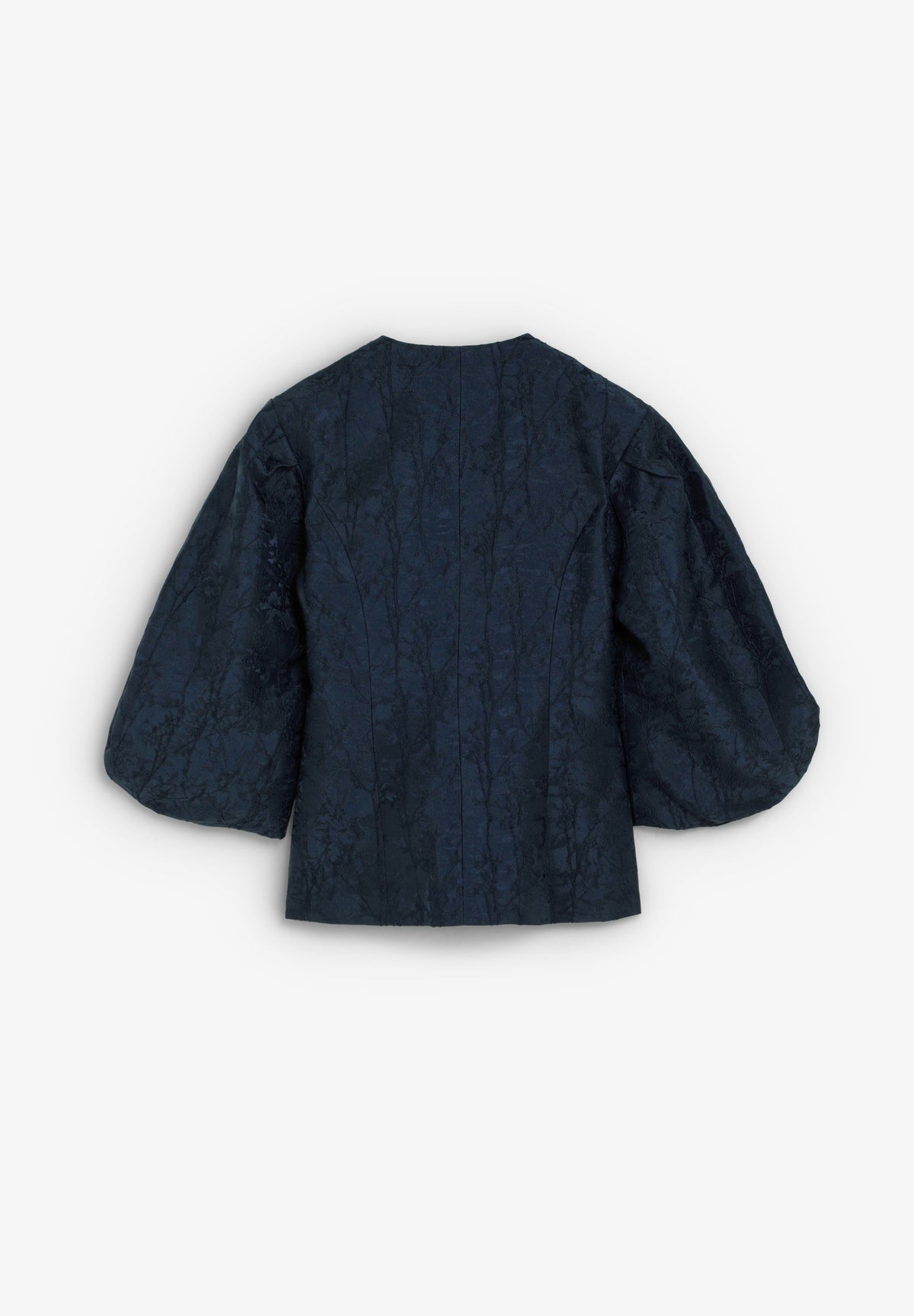 BLAZER JACQUARD MANGAS CON VOLUMEN