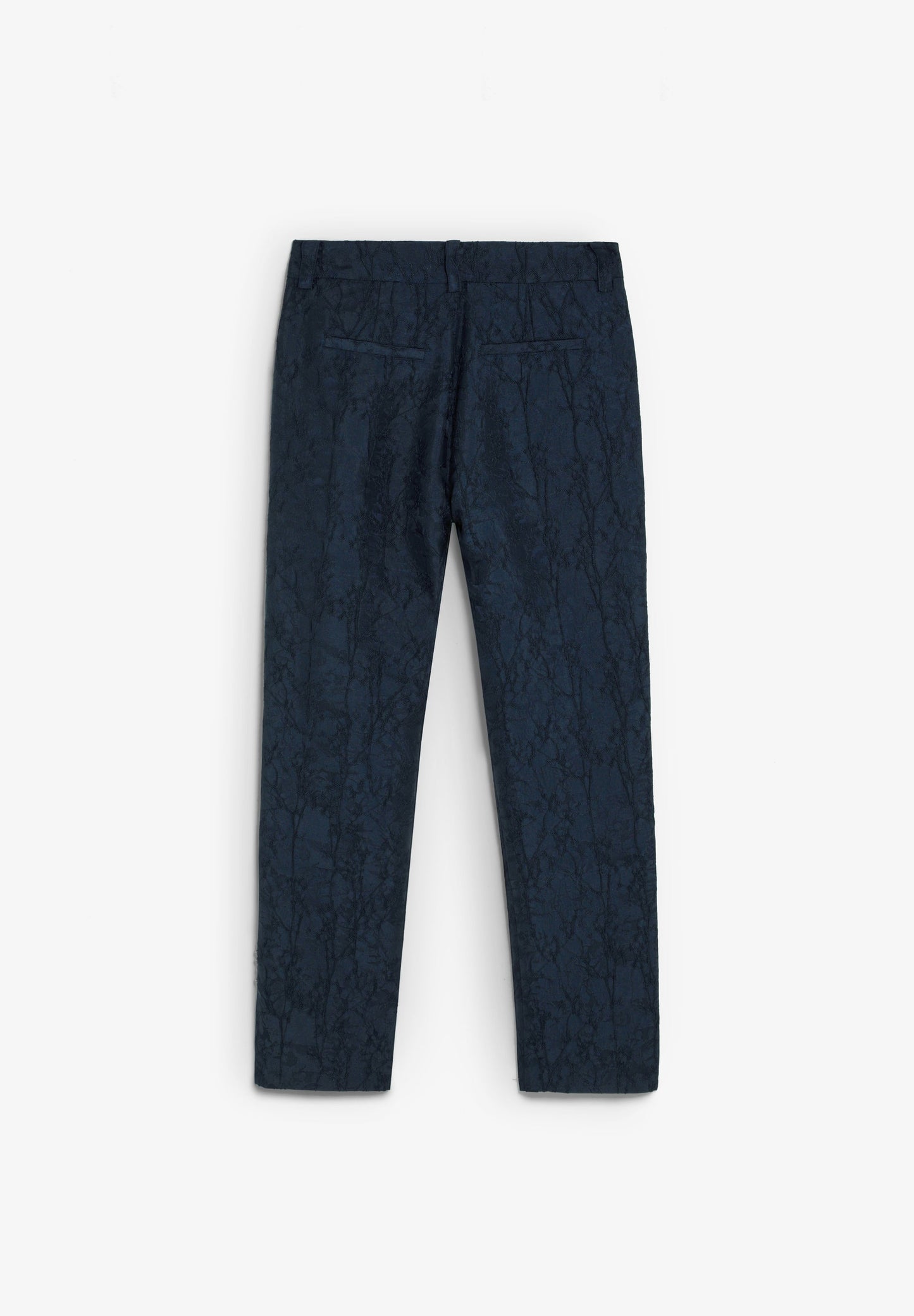 PANTALÓN JACQUARD ANKLE FLARE