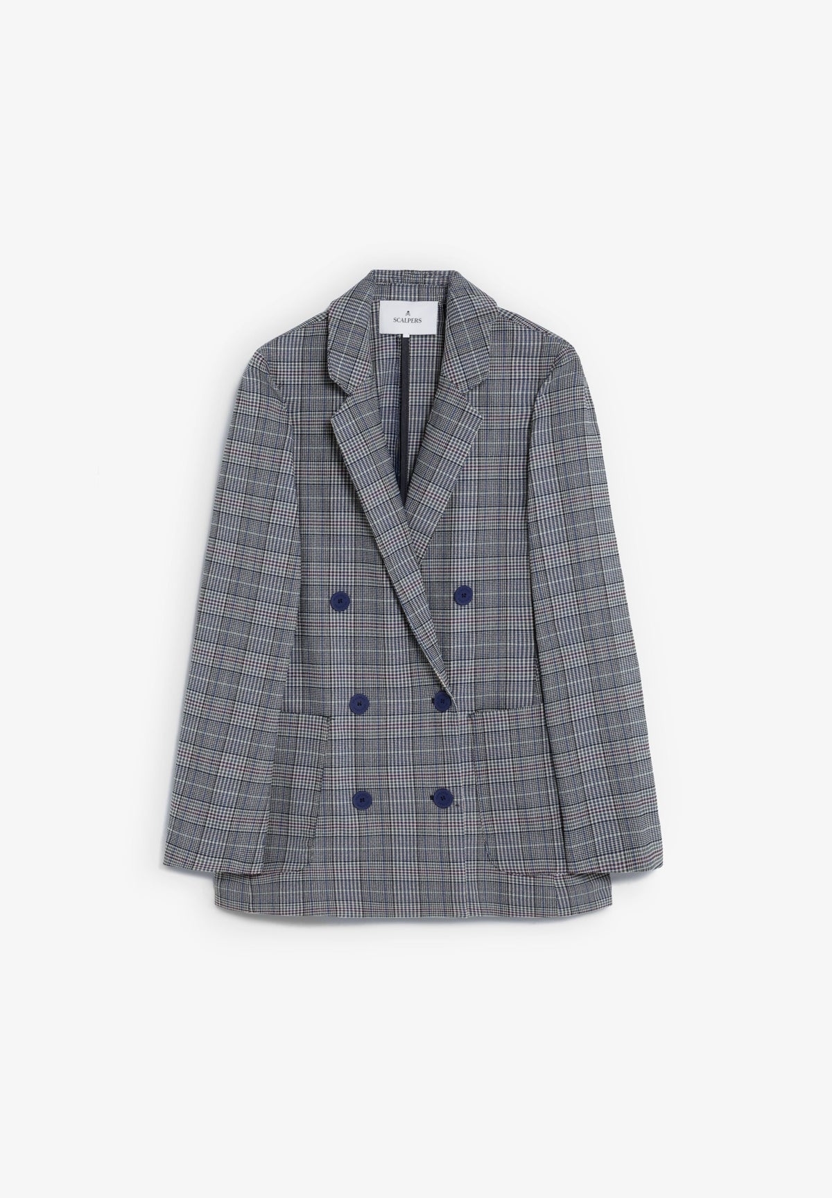 BLAZER CRUZADA CUADROS