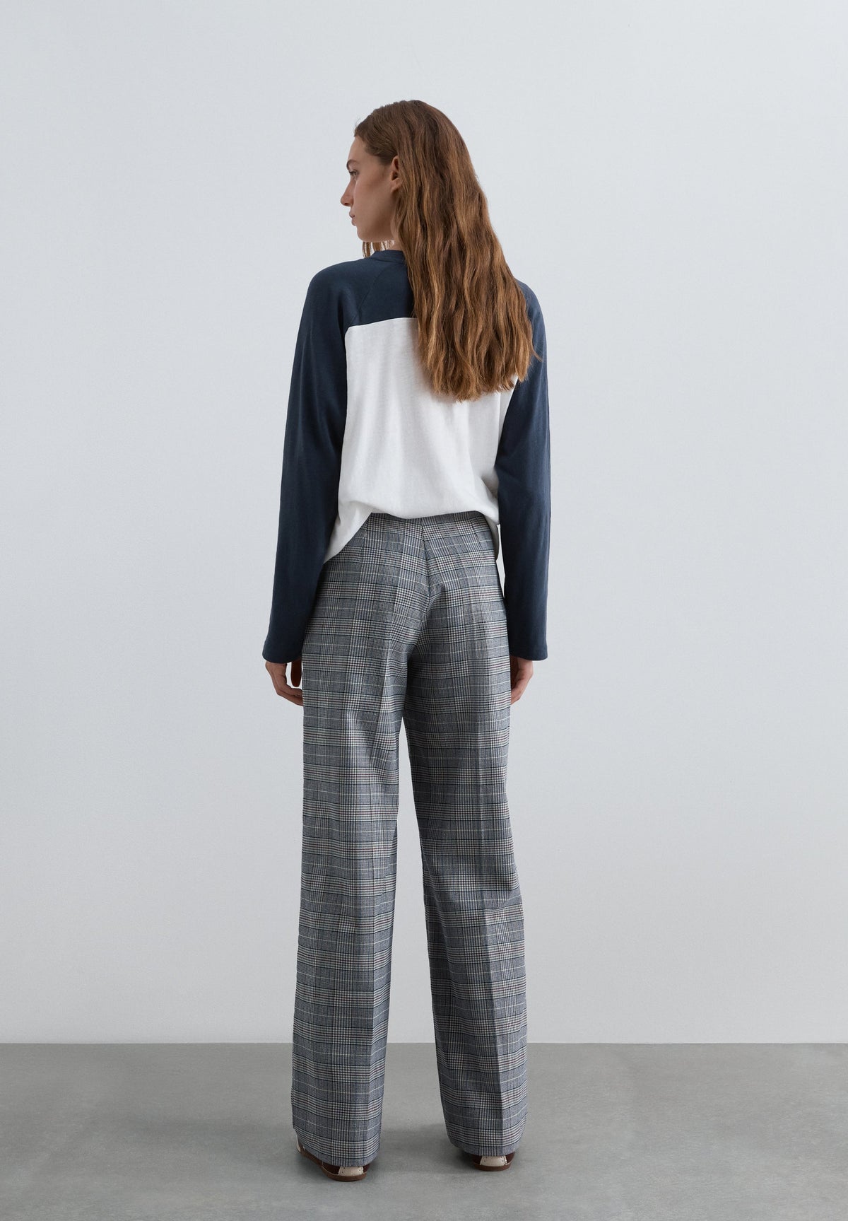 PANTALÓN RECTO CUADROS