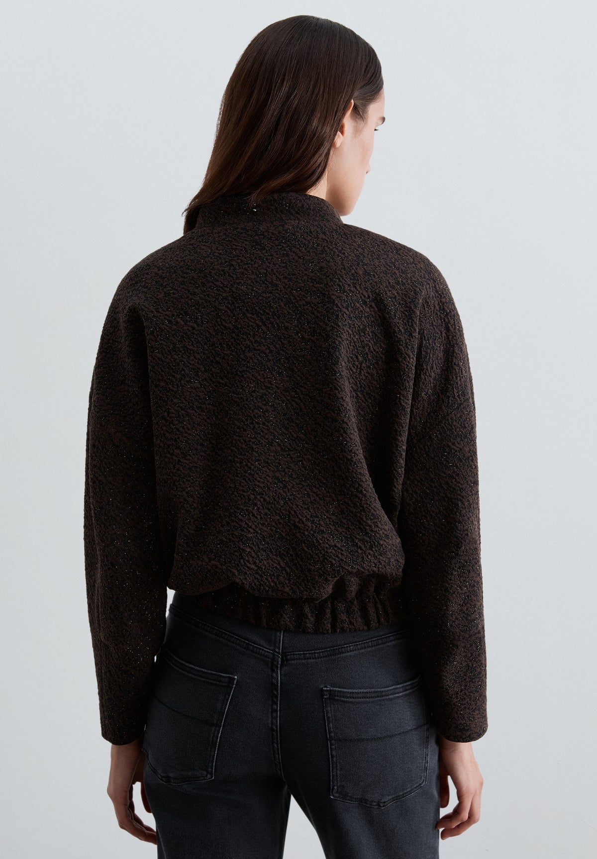 CHAQUETA BOMBER LÚREX