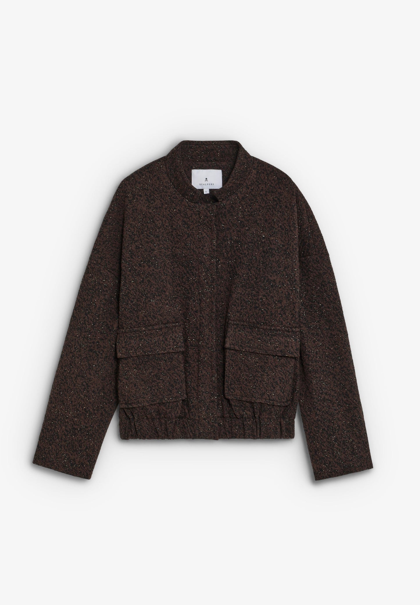 CHAQUETA BOMBER LÚREX