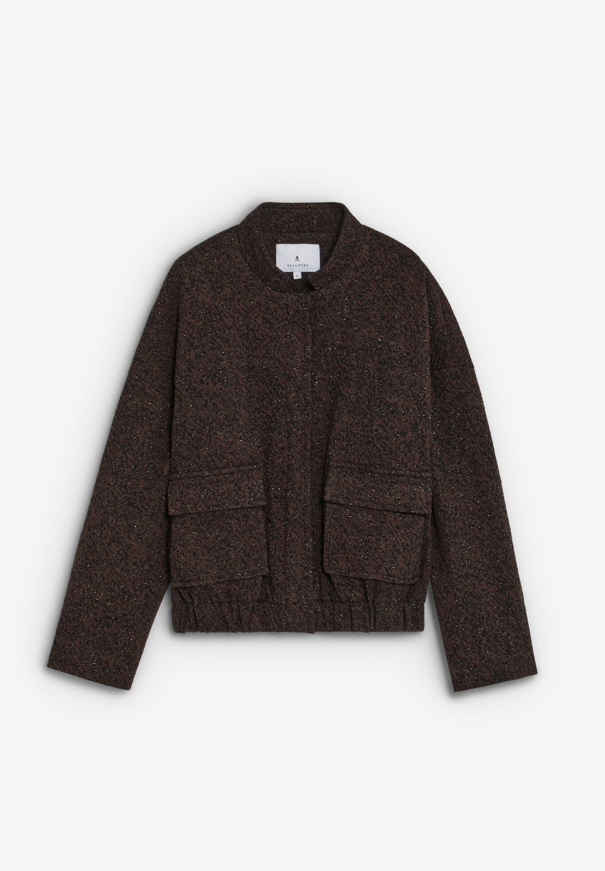 CHAQUETA BOMBER LÚREX