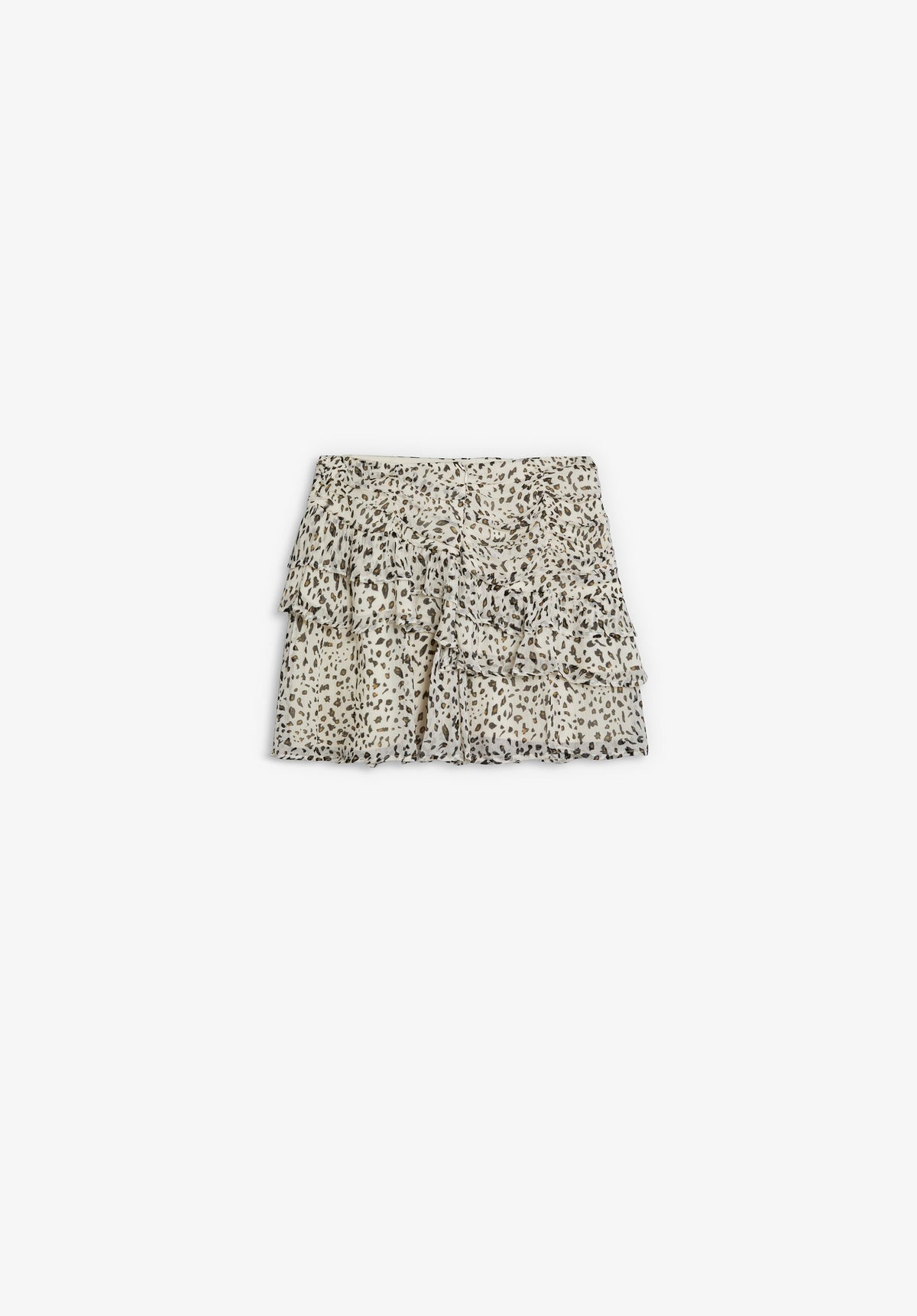 FALDA MINI FLUIDA ESTAMPADA