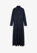 VESTIDO MIDI CUELLO PERKINS