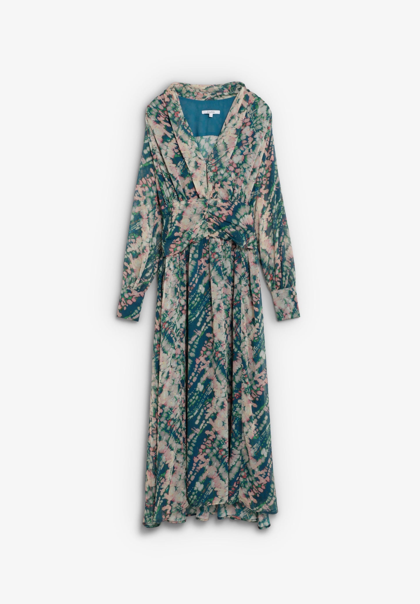 SCSASH V PRINT DRESS