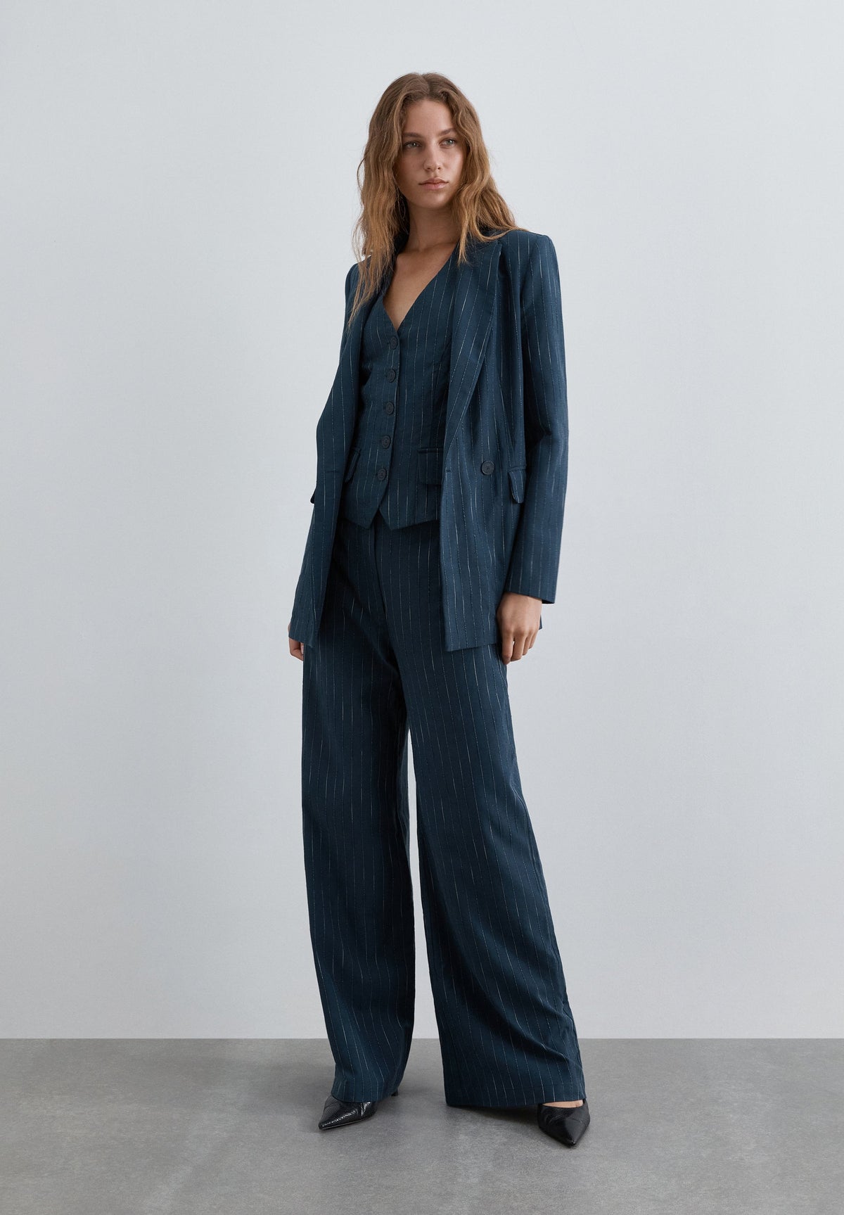 PANTALÓN RAYAS LÚREX