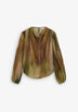 BLUSA PLISADA MULTICOLOR