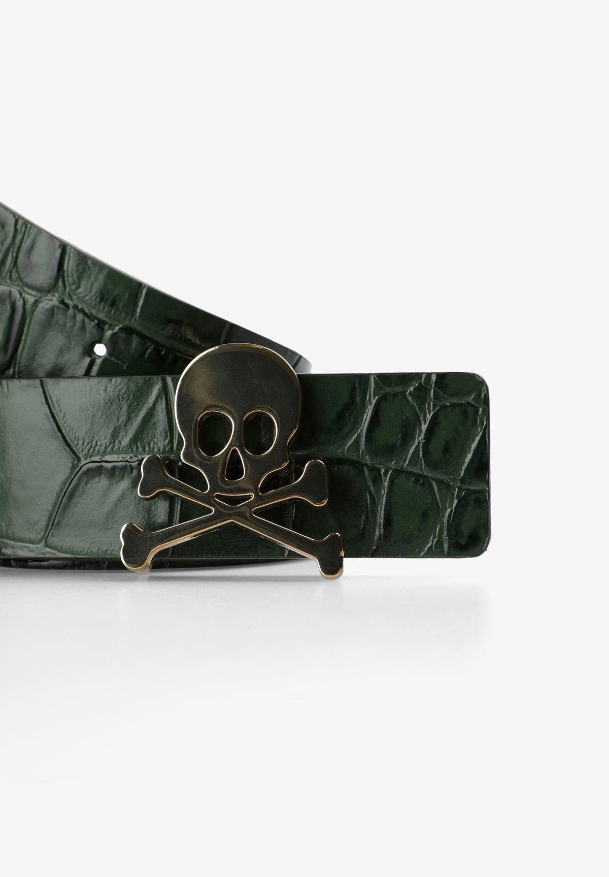 CINTURÓN PIEL REVERSIBLE CALAVERA