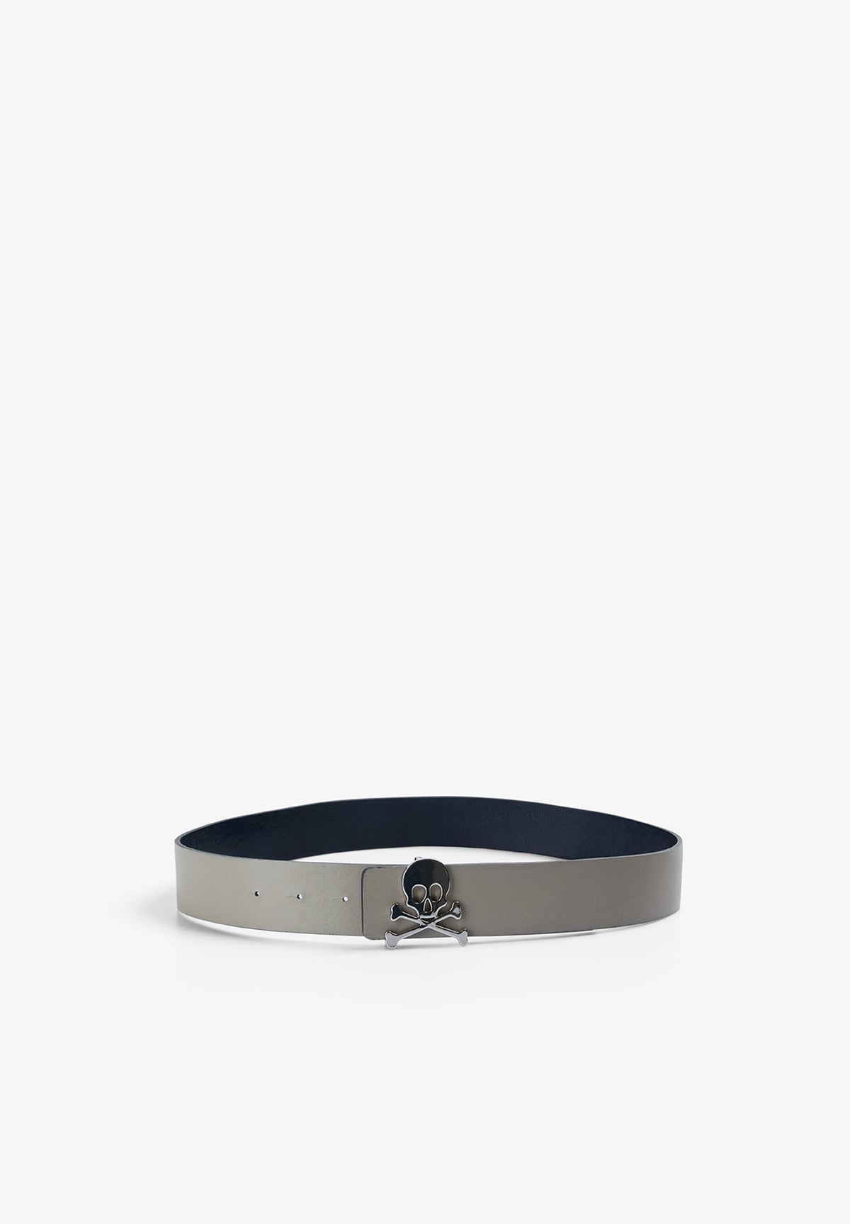 CINTURÓN PIEL REVERSIBLE CALAVERA