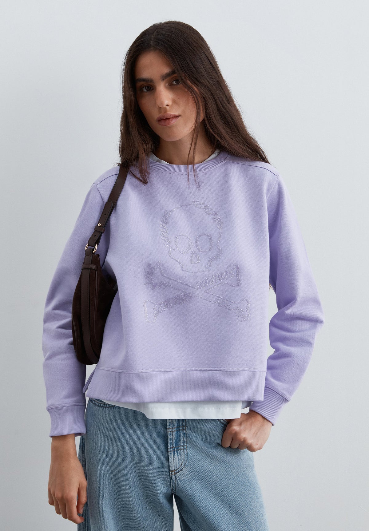 SUDADERA CALAVERA GLITTER
