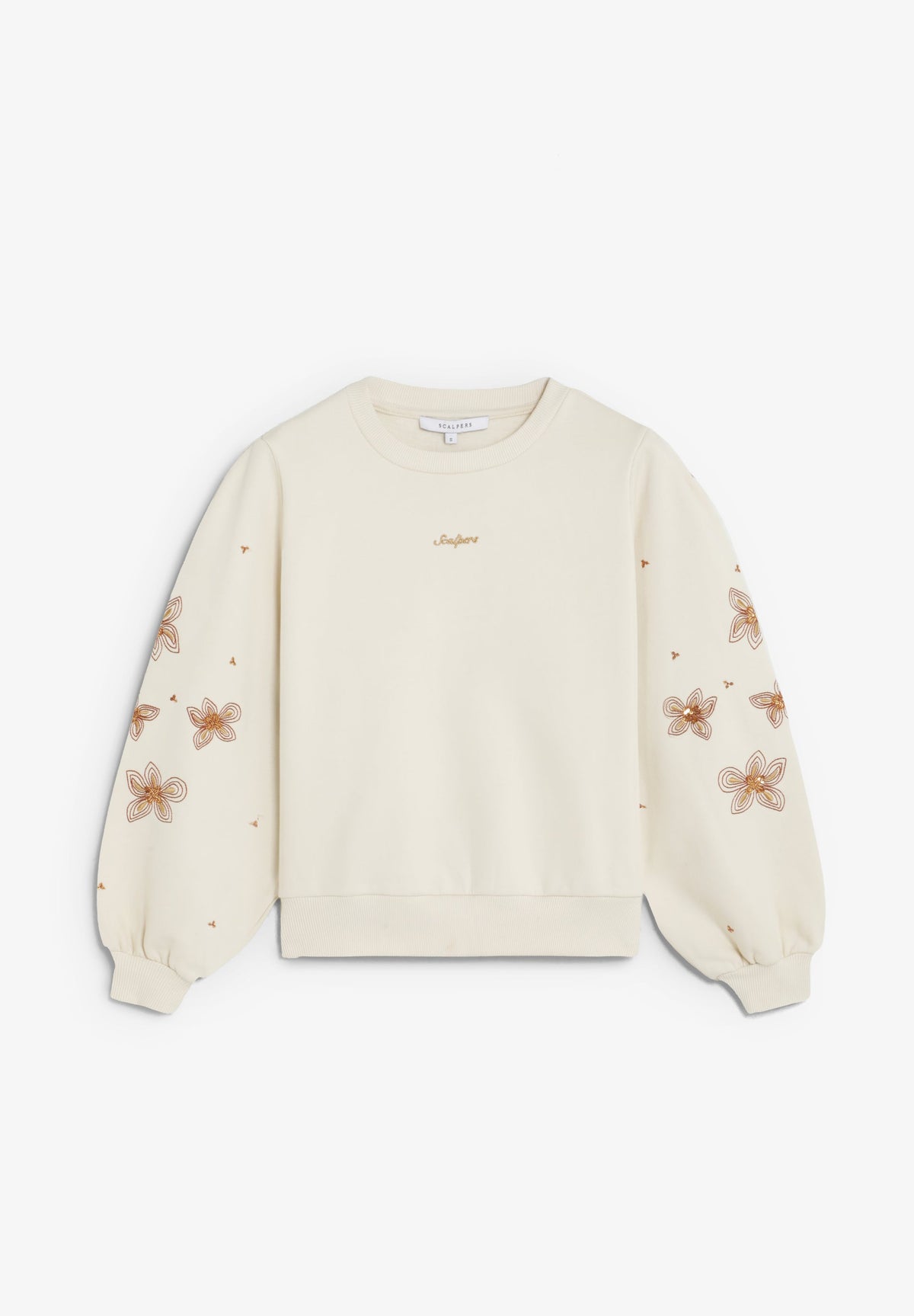 SUDADERA BORDADOS FLORALES