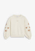 SUDADERA BORDADOS FLORALES