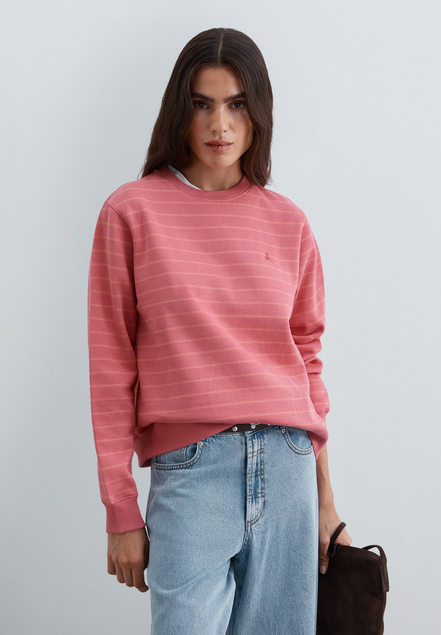 SUDADERA BORDADA REGULAR FIT