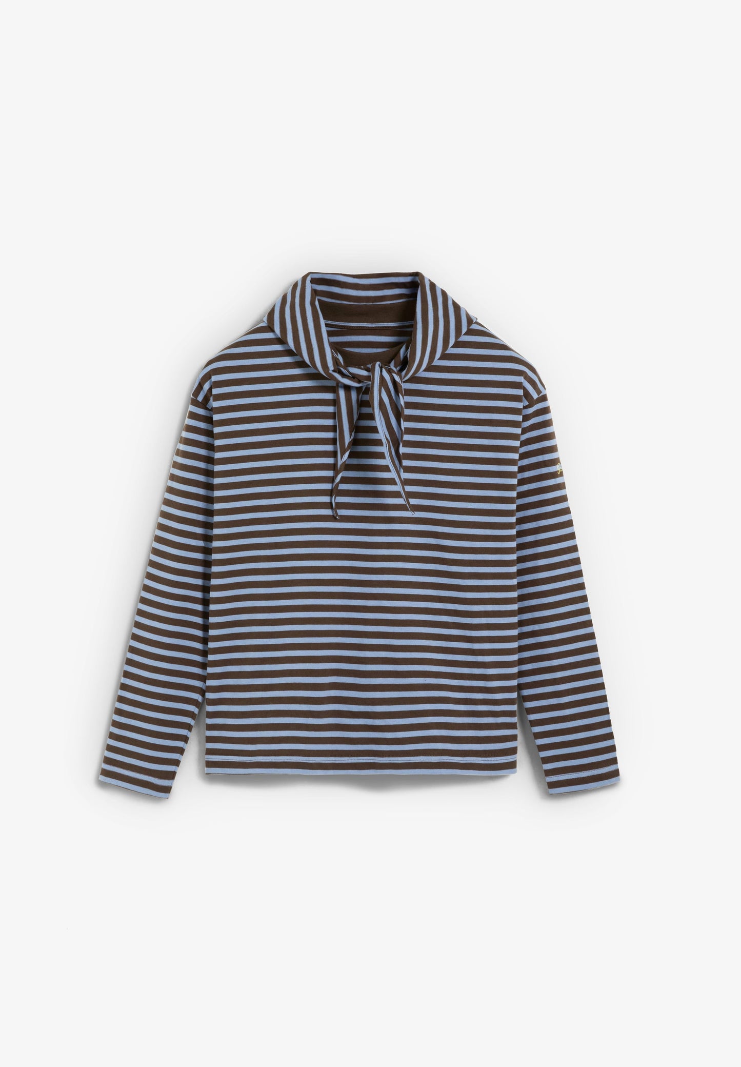 SCSTRIPES LS SCARF TEE