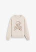 SUDADERA CALAVERA ESTAMPADA