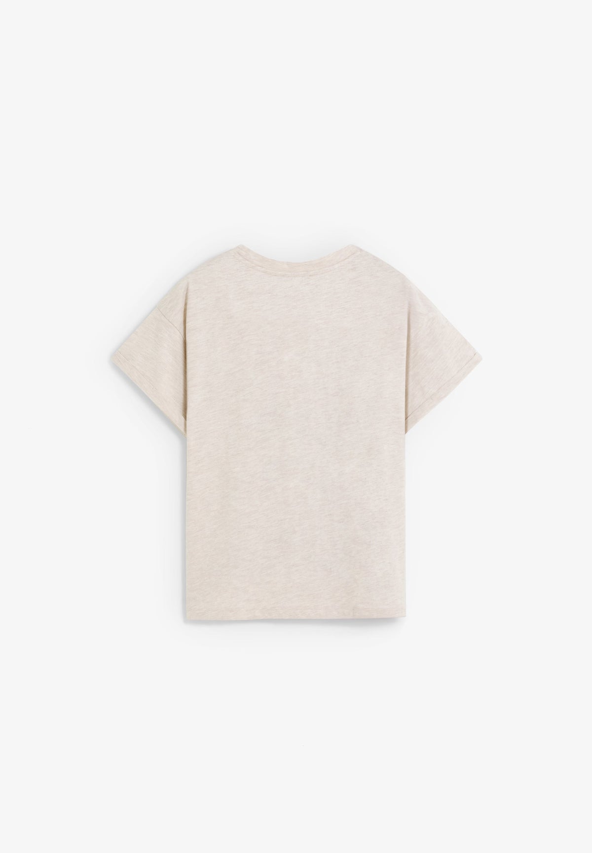 CAMISETA RELAXED CALAVERA ESTAMPADA
