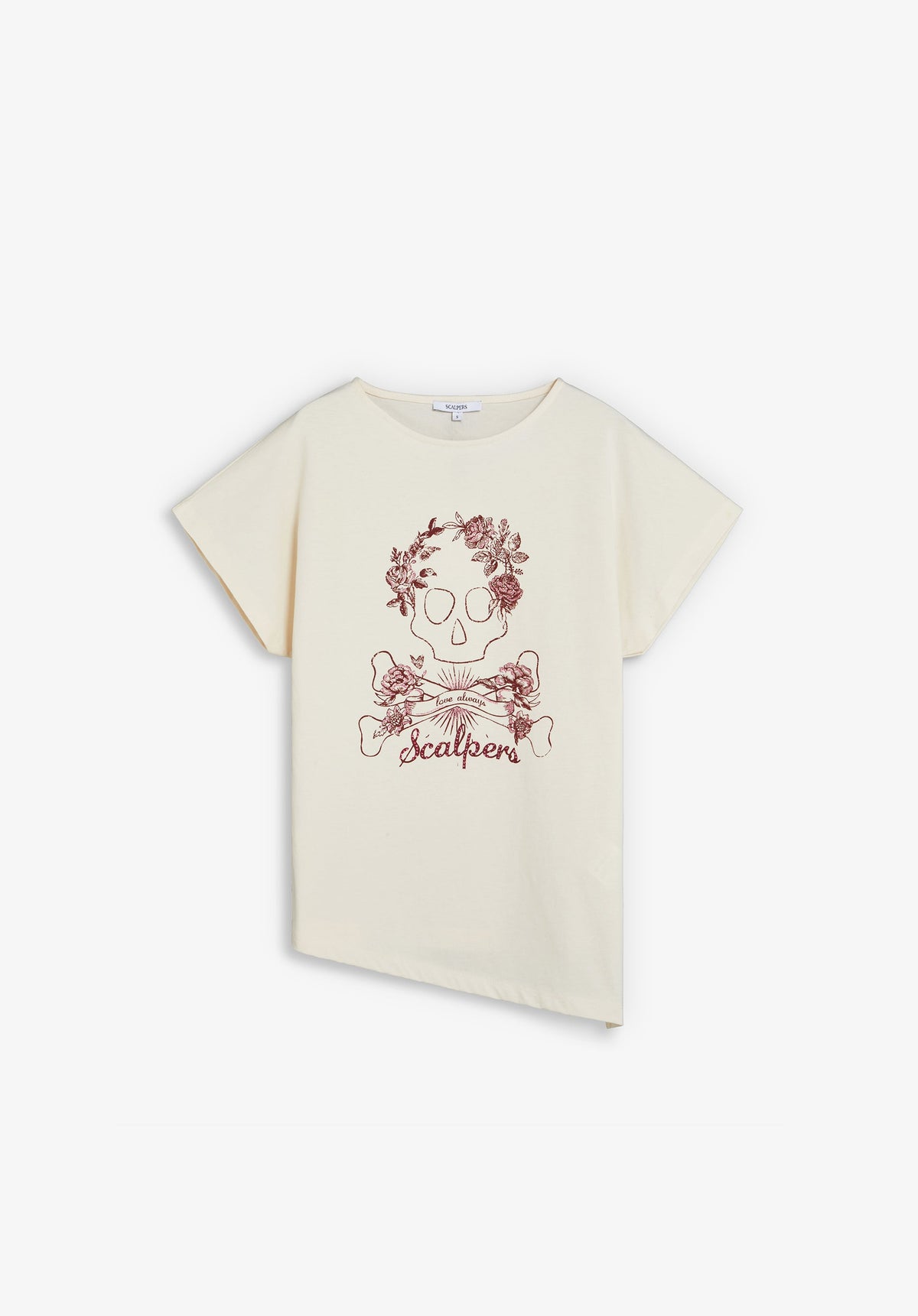 CAMISETA CALAVERA GLITTER