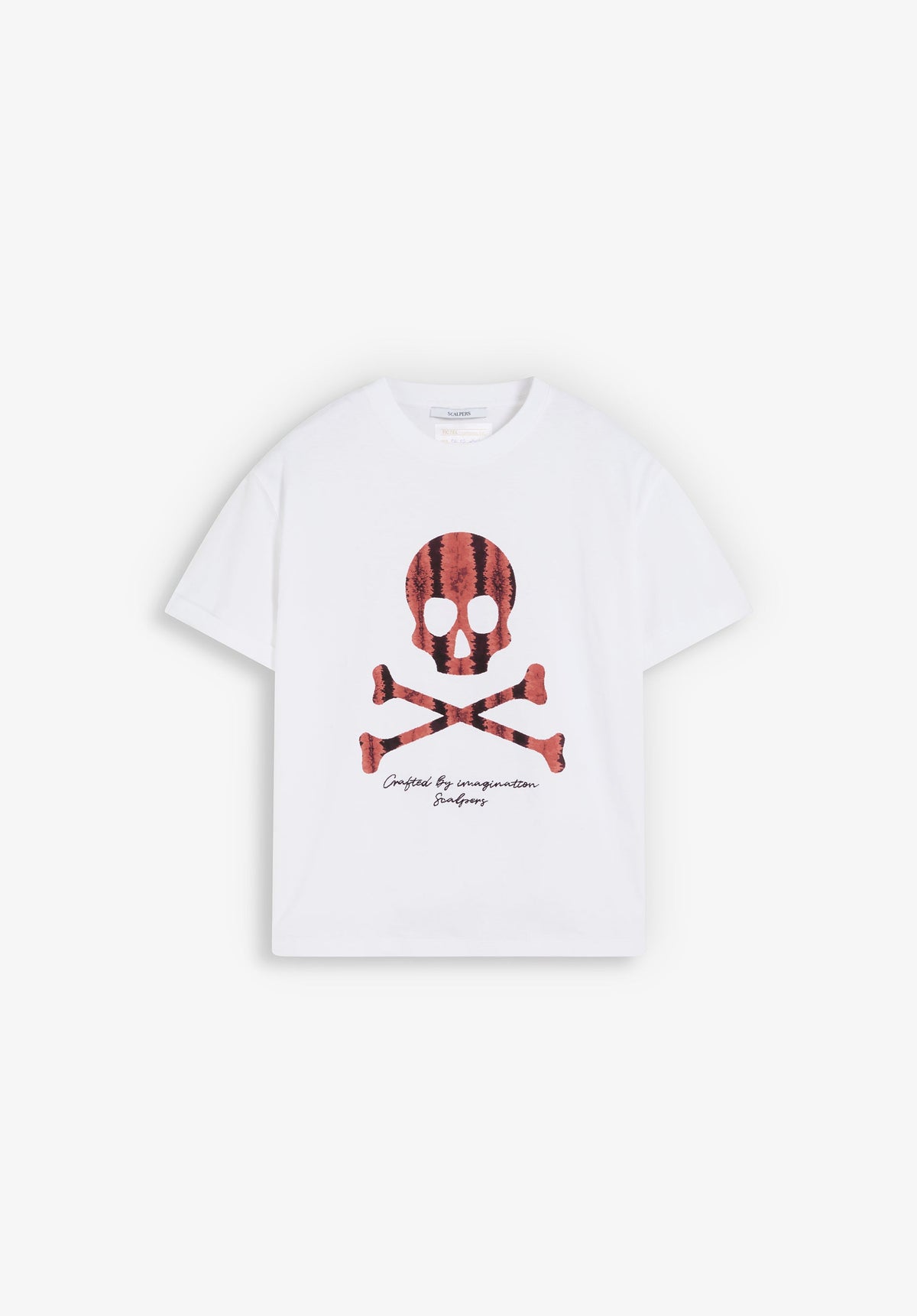 CAMISETA CALAVERA ESTAMPADA