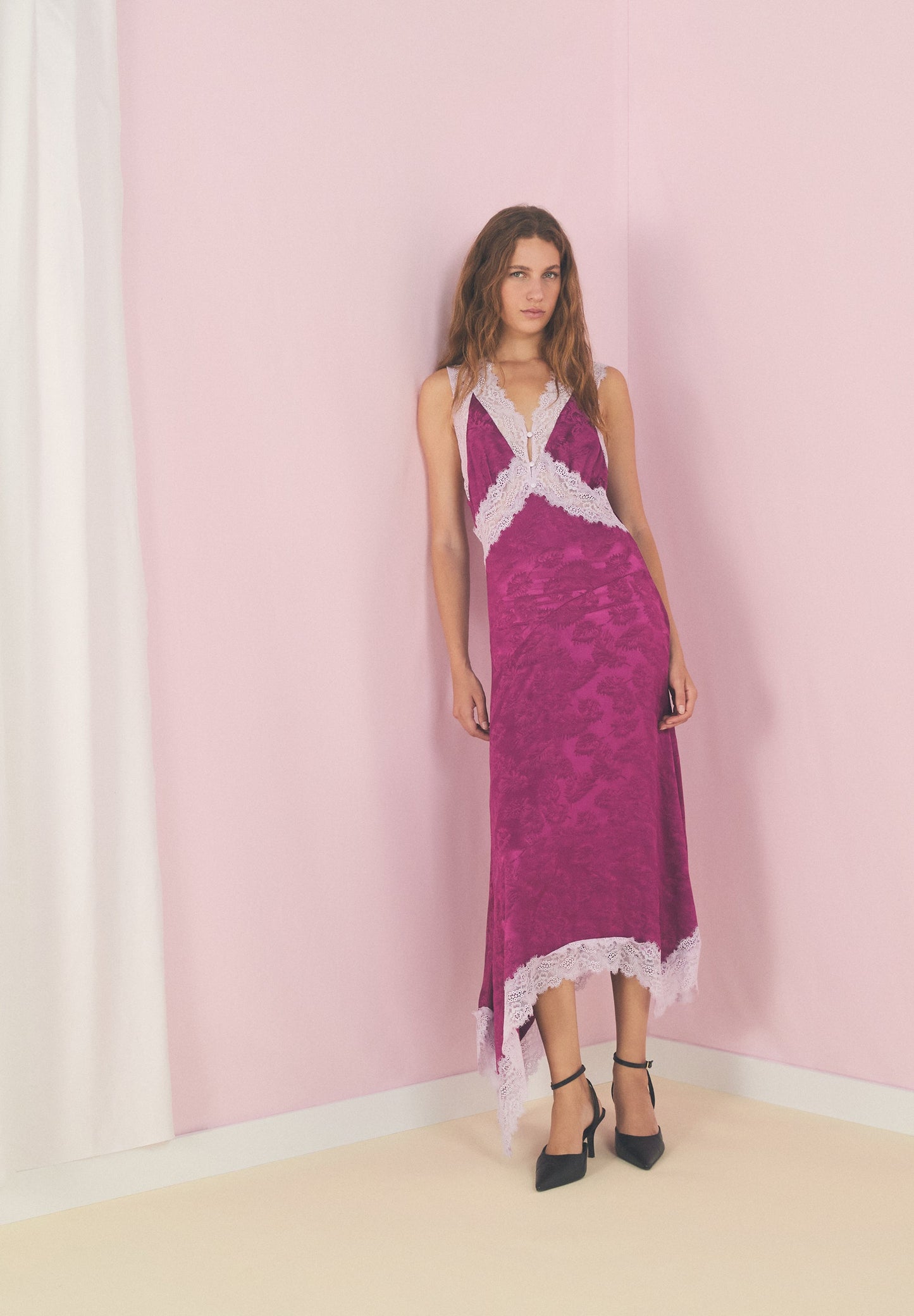SCCONTRAST LACE DRESS